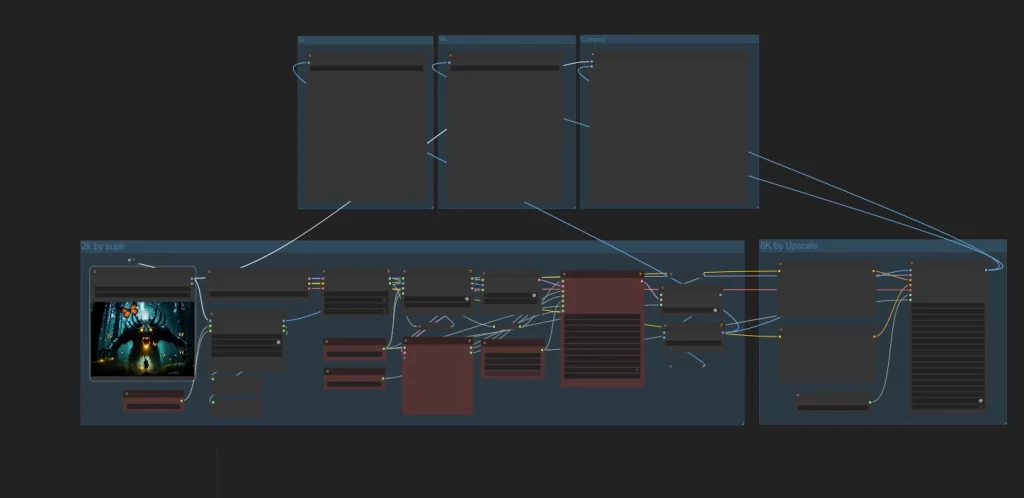 ComfyUI 8k upscaler