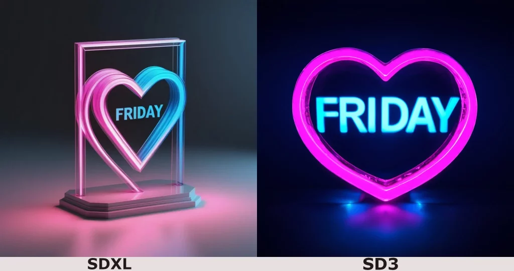 SDXL vs SD3