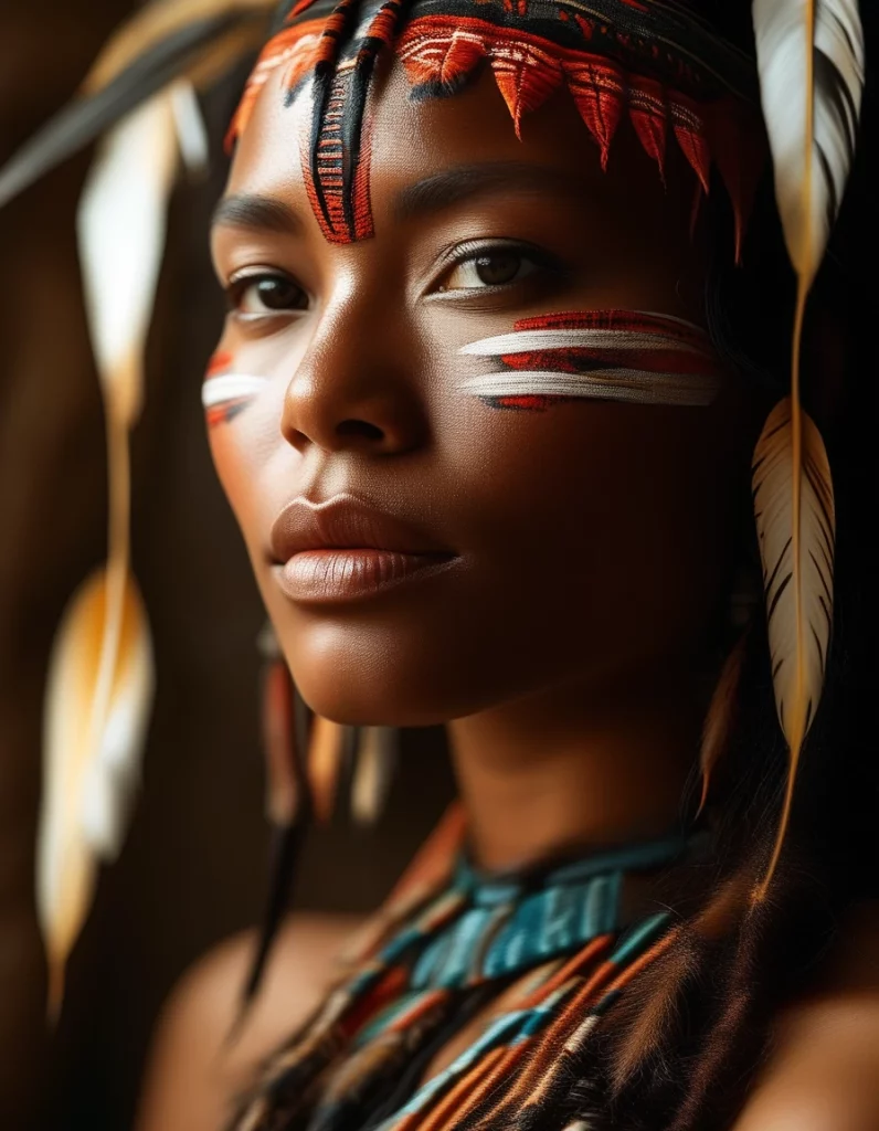 pixart tribal woman