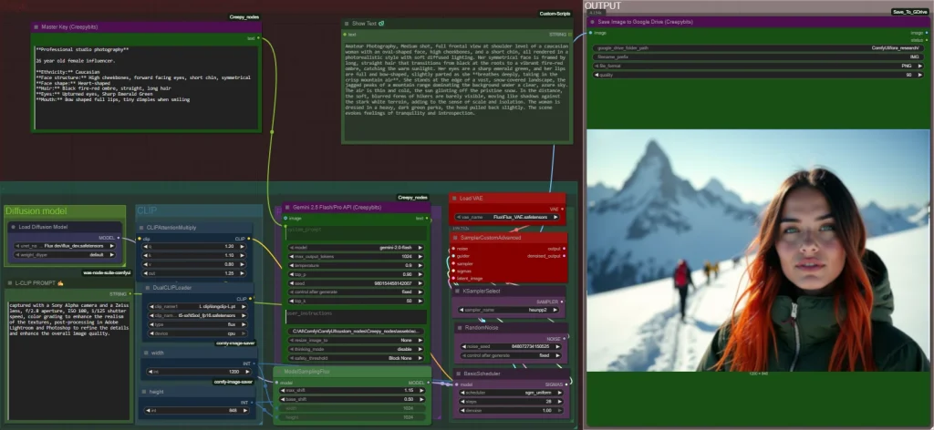 Genesis workflow lora